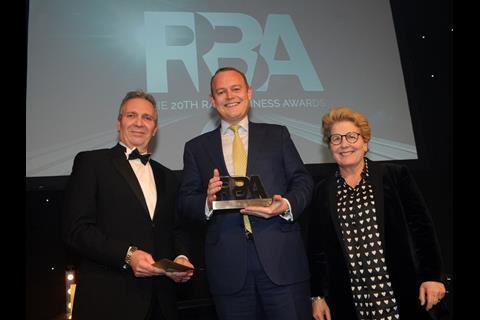 ScotRail's Alex Hynes was named Industry Leader of the Year